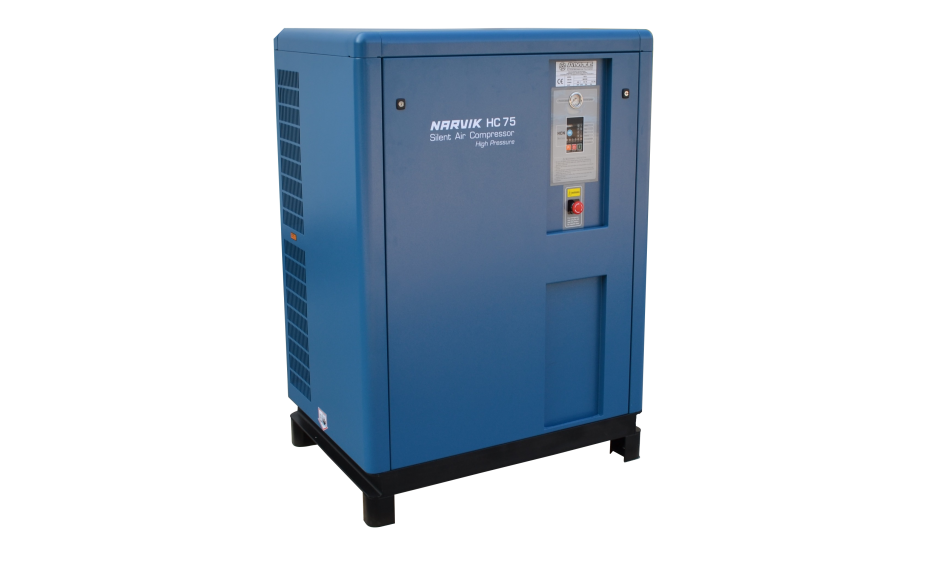 HC75 | NARVIK HWU-310CN-1 STATIONAIRE GELUIDSARME 2-TRAPS ZUIGERCOMPRESSOR 7,5kW
