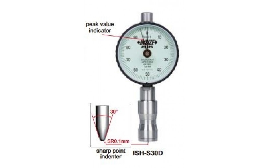 ISH-S30D | INSIZE DUROMETER SHORE VOOR HARD PLASTIC/RUBBER ETC. 0-100HD