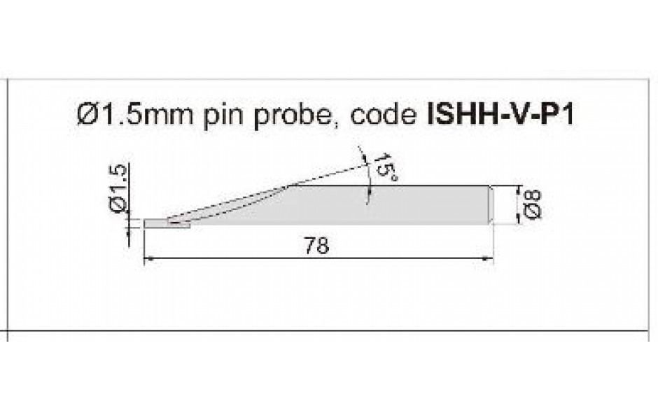 DHG-C-P1 | INSIZE plus Taster ISHH-V-P1 [ Ø1.5mm - pin model ]
