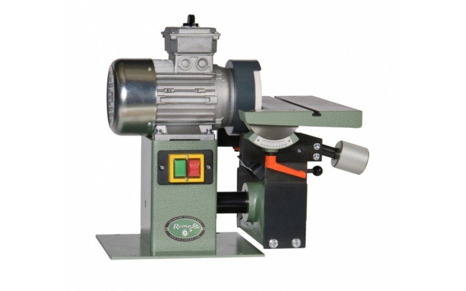 ST 1/125 | REMA WERKBANKSLIJPMACHINE ENKELZIJDIG 125x22x32 MM 400V/0,37kW ...inclusief verende oplegsteun, zonder steen (REICHMANN & SOHN GMBH)