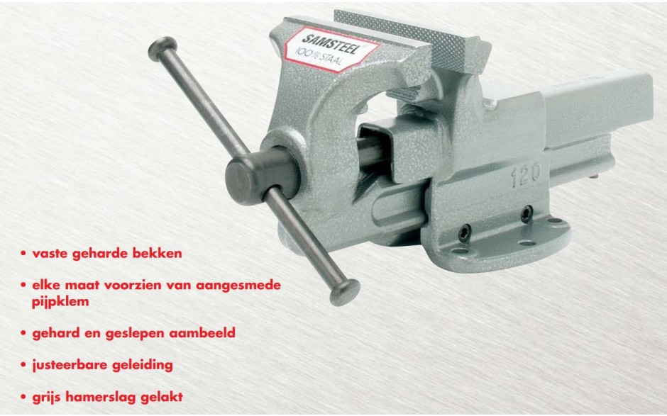 710218 | SAMSTEEL SMEEDSTALEN BANKSCHROEF 120 MM