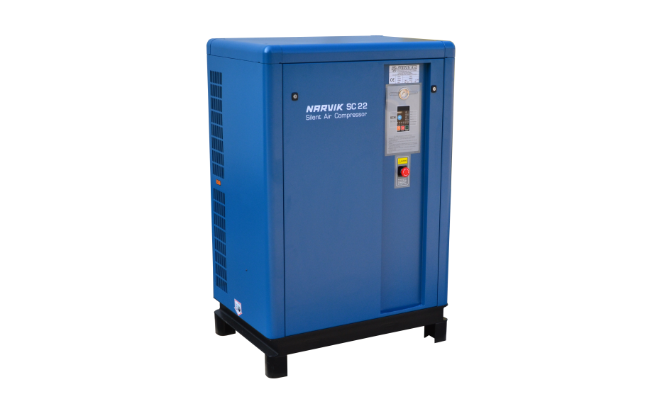 SC37 | NARVIK SVU-205CN-1 STATIONAIRE GELUIDSARME 1-TRAPS ZUIGERCOMPRESSOR 3,7kW