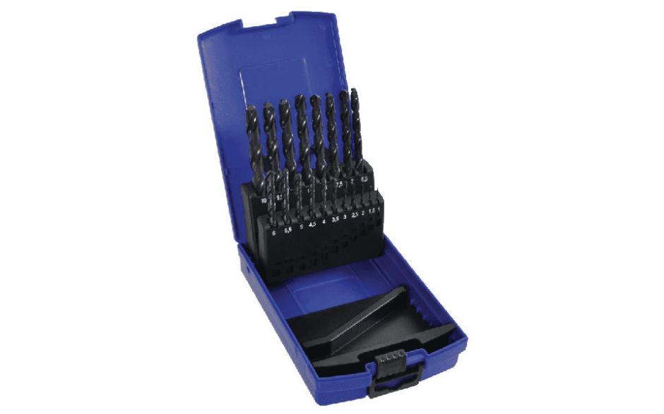 25271 | IZAR 1010-serie Borenset 1-10x0,50 mm HSS [19-delig]