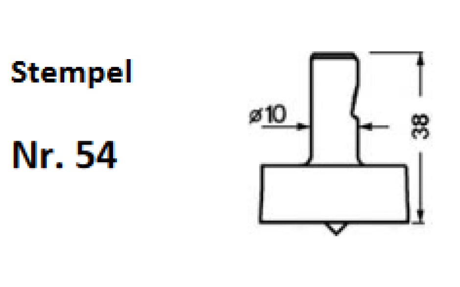 62054 1 390 | Peddinghaus Pons rond 39,0mm NR.54
