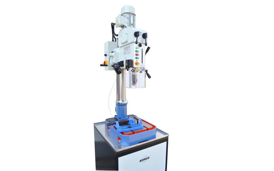 TB30-TC-KVS | NARVIK TANDWIELGESCHAKELDE TAFELBOORMACHINE 400V + KASTVOET MET KOELINSTALLATIE (KVS) 