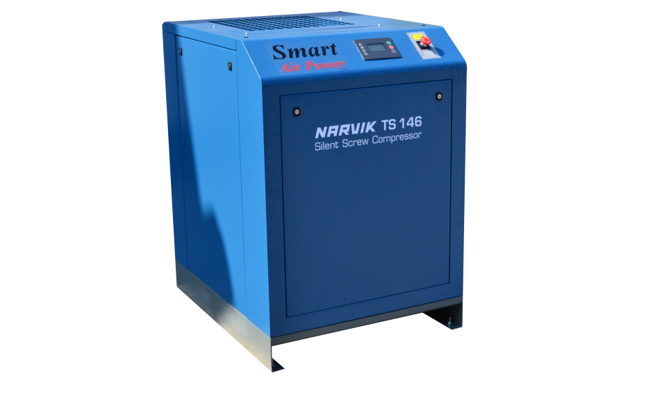 TS-146 | NARVIK TS-15-S STATIONAIRE GELUIDSARME SCHROEFCOMPRESSOR 15kW