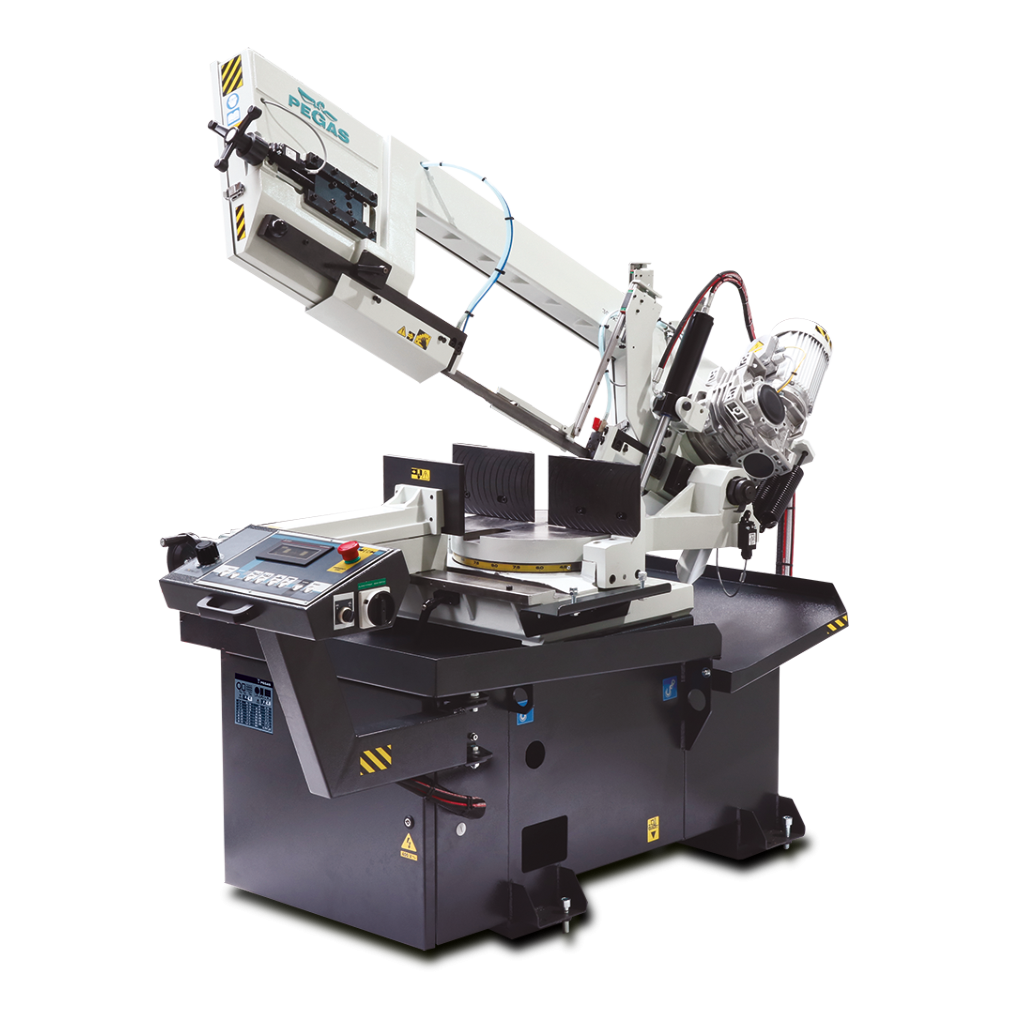 300x320 SHI-LR | PEGAS GONDA SEMI AUTOMATISCHE BANDZAAGMACHINE 2-ZIJDIG VERSTEK