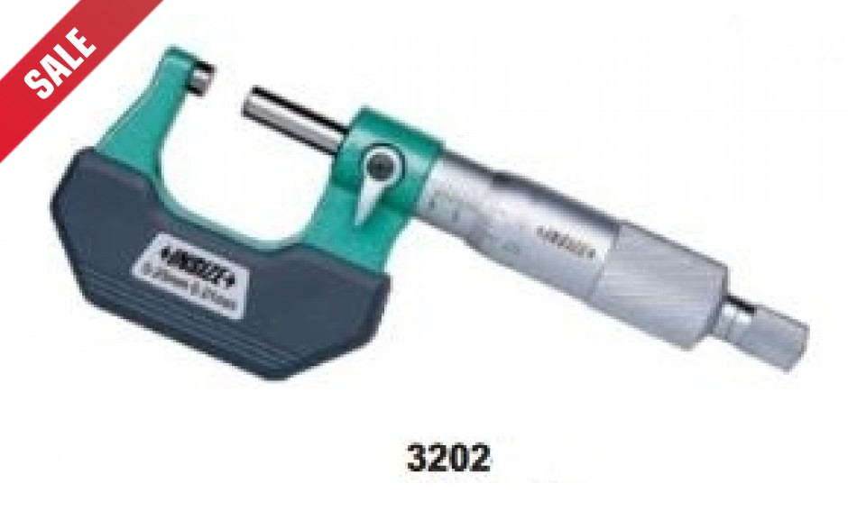 3202-25A | INSIZE BUITENSCHROEFMAAT 0-25 MM [0.01MM] , AKTIEPRIJS
