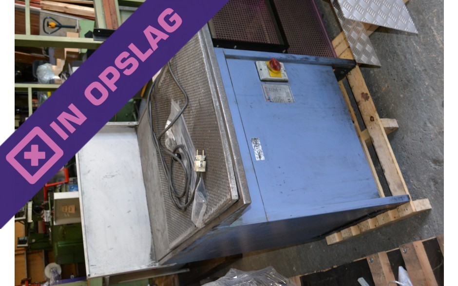 GEBRUIKTE  ECOTAX FB700 230V AFZUIGSLIJPTAFEL SLIJPPLAAT 610x650mm in opslag (OCC-18-043)