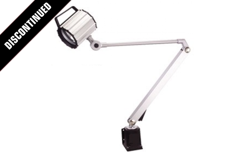 AL101A_alt | Machineverlichting Ø110mm - Halogeen 24V/70W (2x arm = 400mm)