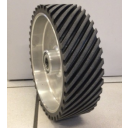 1532153 | OUD BSH25.75 OND. KONTAKTWIEL Ø250x75xø20mm RUBBER groeven BEKLEED