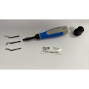 NNG3003 Handontbramer met extra lange opname steel incl. 3 mesjes 