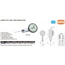 2383-08A | INSIZE PUPYTASTER 0,8 MM MEETKLOK [0,01] LANG MODEL