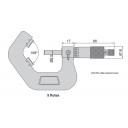  3290-855A INSIZE V-Aambeeld Micrometer 65-85mm