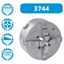 3744-250-8 | BISON ZELFCENTRERENDE 4-KLAUWPLAAT 250 MM STAAL DIN 55029 CAMLOCK D1-8 