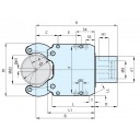 SLZN 1152 | Röhm Hydraulisch bediende bril Ø22-140mm