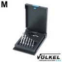 67421 | VÖLKEL HSS-G BIT BOOR-TAPSET M 3-4-5-6-8-10 ...INCL. 1/4" BITOPNAME ...volkel