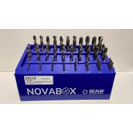 19536 | IZAR 1013 NOVABOX 1-13x0,50 mm HSS geslepen [55-DELIG] incl. boormaten Ø2,5/3,3/4,2/5/6,8/8,5/10,2mm