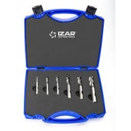 14382 | IZAR 4600 VINGERFREESSET 4-5-6-8-10-12 MM HSS-Co WELDON PLASTIC CASE 
