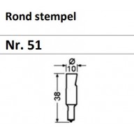 62051 1050 | PEDDINGHAUS PONS Nr.51 ROND 5,0 MM 