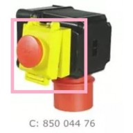 85004476 | KLINGER & BORN 60x60MM NOODSTOP KAPJE (C) haaks (serie K700, K900, K3000) [ incl. TRANSPARANTE RUBBER SCHAKKELAARAFDEKKING ]