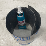 0233521-TIX100ML | OND. GRAFIETSTROOK 620x150 MM + TUBE BISON TIX 100ML 23-11-22