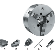 3544-400-11 | BISON ZELFCENTRERENDE 3-KLAUW 400 MM STAAL CAMLOCK D1-11 (DIN 55029)