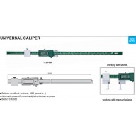 1125-600 | INSIZE UNIVERSELE DIGITALE SCHUIFMAAT 600 MM