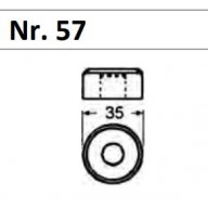 62257 1102 | PEDDINGHAUS MATRIJS Nr.57 ROND 10,2 MM 