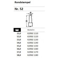 62052 1130 | PEDDINGHAUS PONS Nr.52 ROND 13,0 MM