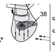 W.450-38 FACOM Zuigerstang beschermkop Ø68mm